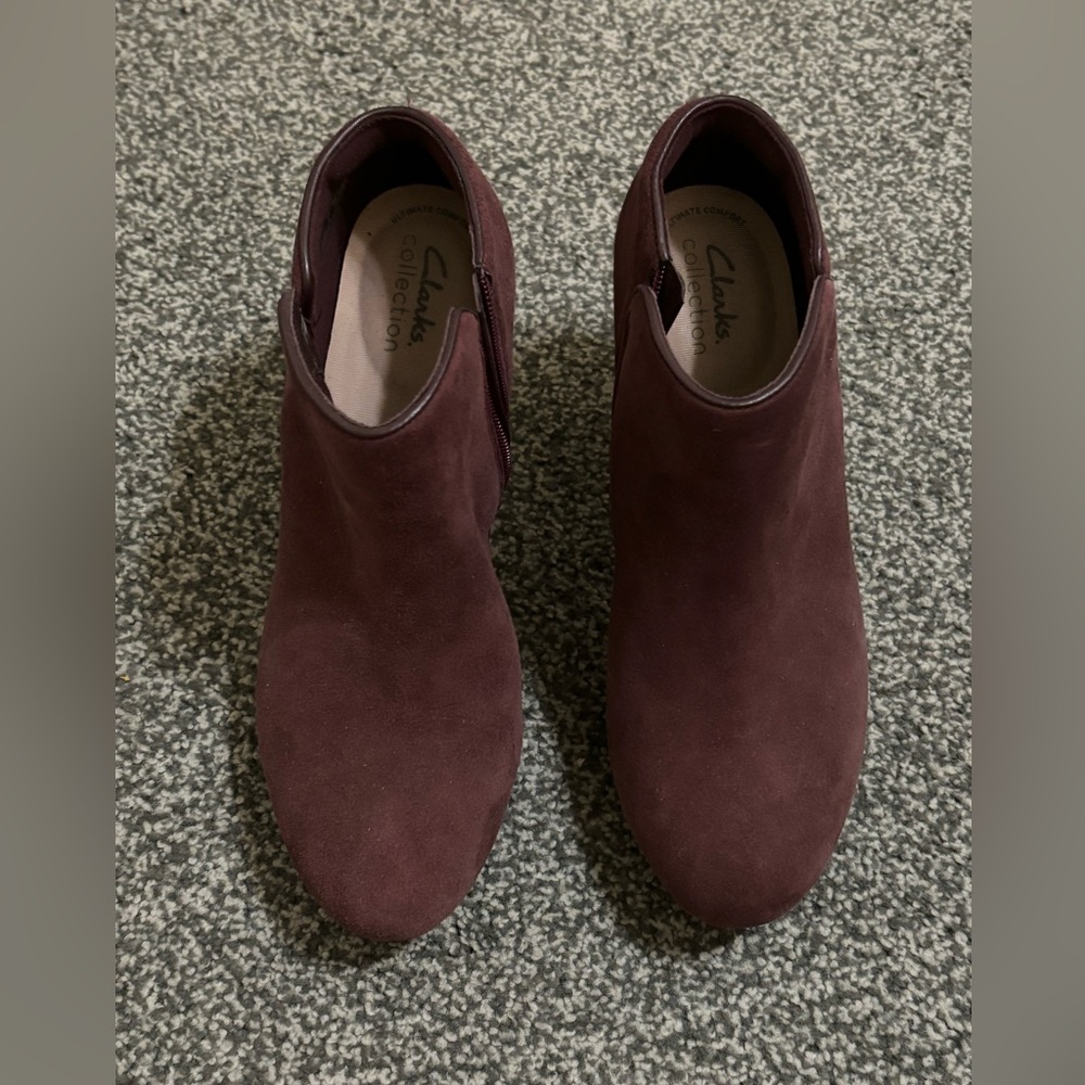 Clarks collection Ambyr Gem Heeled Boots 7.5